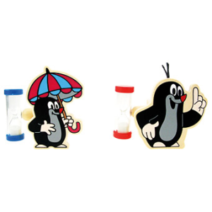 Klepsydra i stojaczek na szczoteczkę, Krecik