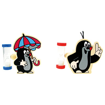 Klepsydra i stojaczek na szczoteczkę, Krecik