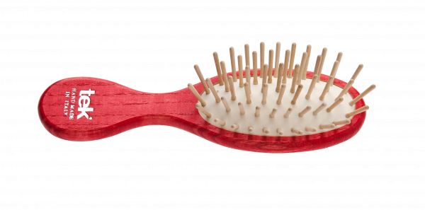 Tek MULTICOLOR szczotka do włosów w kolorze czerwony
