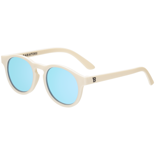 BABIATORS Originals Keyhole Sweet Cream, lustrzane okulary przeciwsłoneczne, kremowe, 0-2 lata