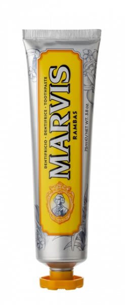 MARVIS RAMBAS pasta do zębów bez fluoru, 75 ml