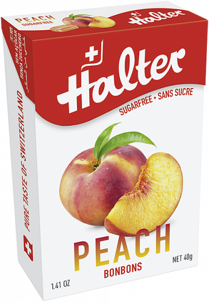 Halter brzoskwinia (Peach) cukierki, 40 g