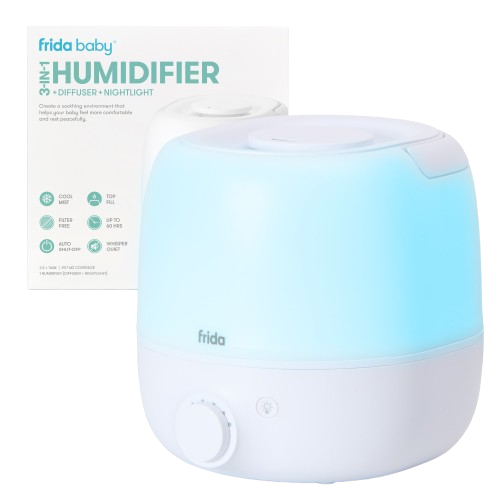 Frida Baby Humidifier 2.0, nawilżacz powietrza, dyfuzor zapachowy i lampka nocna 3w1