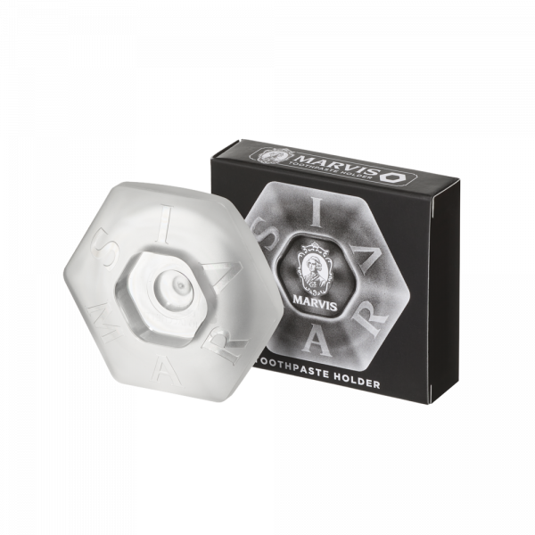 MARVIS stojak z tworzywa na pastę do zębów, biały