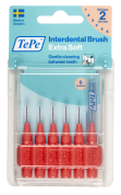TePe Extra soft szczoteczki międzyzębowe 0,5 mm, jasno czerwone, 6 szt.