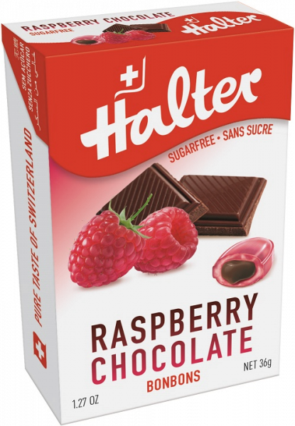 Halter Malinowo - czekoladowe cukierki (Raspberry Chocolate), 36 g