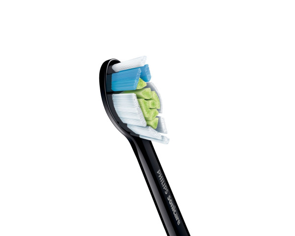 Philips Sonicare W Optimal White Black HX6064/11, Końcówki do szczoteczki elektrycznej, 4 szt.