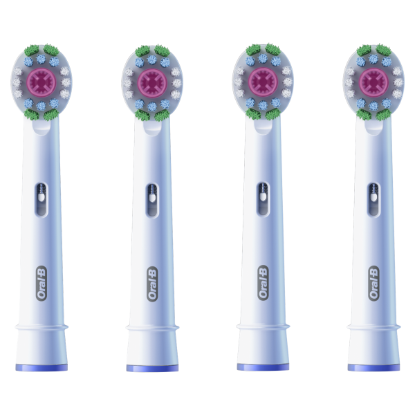 Oral-B 3D White EB 18-4, głowice zastępcze, 4 szt.