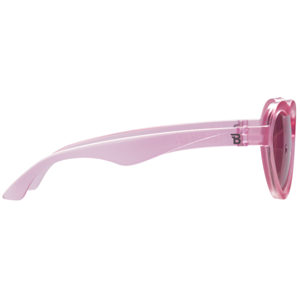 BABIATORS Hearts Fuchsia Haze, okulary przeciwsłoneczne różowe, 3-5 lat