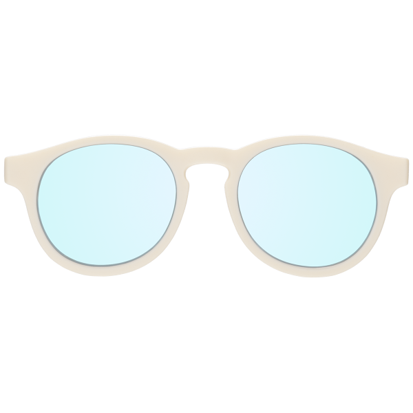 BABIATORS Originals Keyhole Sweet Cream, lustrzane okulary przeciwsłoneczne, kremowe, 0-2 lata