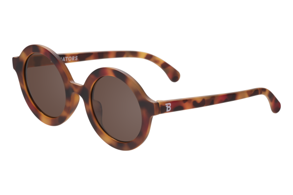 BABIATORS Original Round Classic Tortoise, okulary przeciwsłoneczne szylkret, 3-5 lat