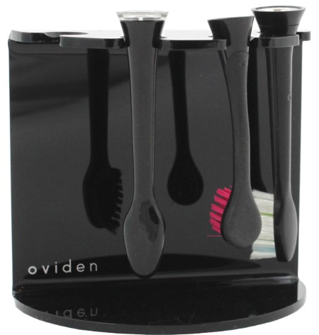 OVIDEN Ovi-One BLACK uchwyt na 4 końcówki do szczoteczek