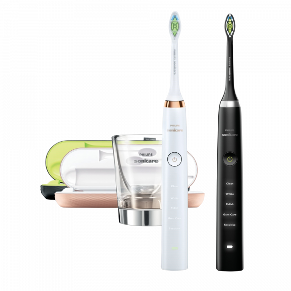 Philips Sonicare DiamondClean Black/RoseGold HX9392/39, zestaw dwóch szczoteczek sonicznych