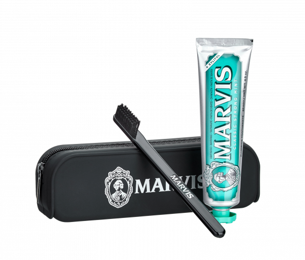 MARVIS Beauty Kit - Zestaw upominkowy - z pastą Classic Strong Mint i szczoteczką do zębów