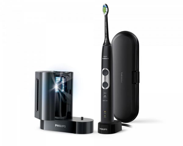 Philips Sonicare ProtectiveClean 6100 Black HX6870/57 z sanitaizerem -  szczoteczka soniczna do zębów z sanitaizerem