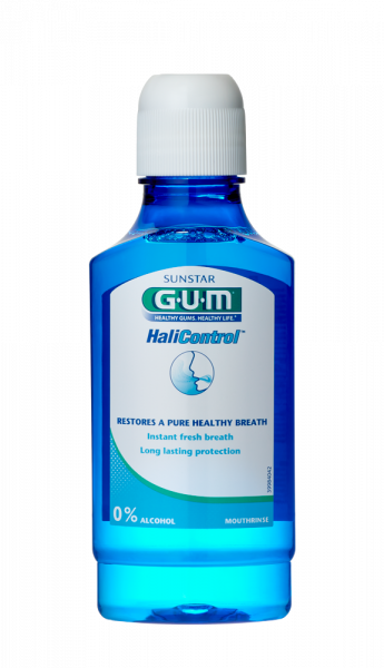 GUM HaliControl płyn do płukania jamy ustnej chroniący przed nieprzyjemnym oddechem CPC 0,07 %, 300 ml