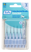 TePe Extra Soft szczoteczki międzyzębowe 0,6 mm, jasno niebieskie, 6 szt.