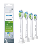 Philips Sonicare W Optimal White HX6064/10, Końcówki do szczoteczki elektrycznej, 4 szt.