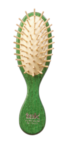 Tek MULTICOLOR szczotka do włosów w kolorze zielonym