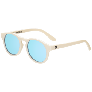 BABIATORS Originals Keyhole Sweet Cream, lustrzane okulary przeciwsłoneczne, kremowe, 3-5 lat