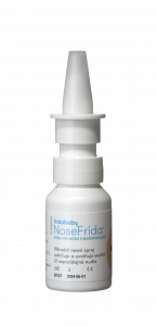 Fridababy NoseFrida Zestaw 3 w 1: aspirator + spray solankowy do nosa, 20ml + 10 filtrów higienicznych
