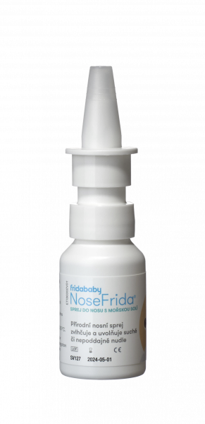 Fridababy NoseFrida Zestaw 3 w 1: aspirator + spray solankowy do nosa, 20ml + 10 filtrów higienicznych