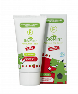 BioMin F żelowa pasta do zębów dla dzieci , truskawkowa 37,5 ml