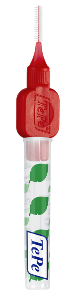 TePe Original szczoteczki międzyzębowe z bioplastiku 0,5 mm, czerwone, 8 szt.