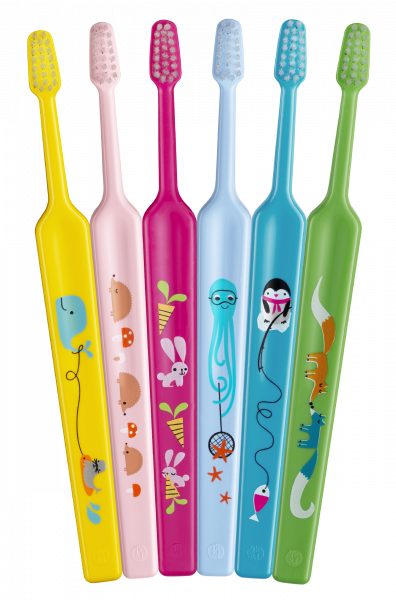 TePe Mini x-soft, szczoteczki do zębów dla najmniejszych, 2+1 gratis