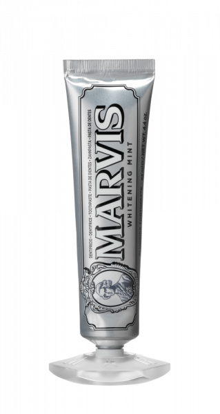 MARVIS stojak z tworzywa na pastę do zębów, biały