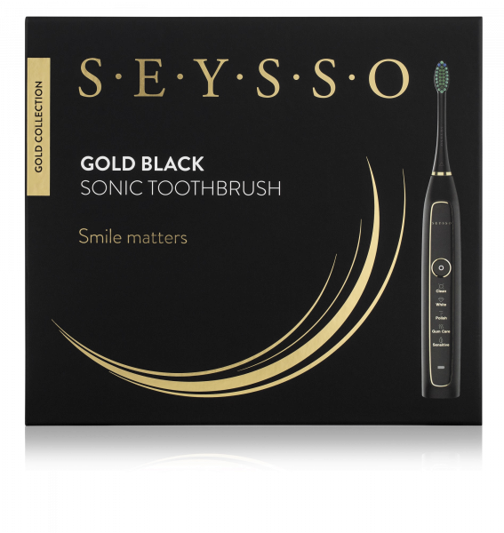SEYSSO Gold Black szczoteczka soniczna