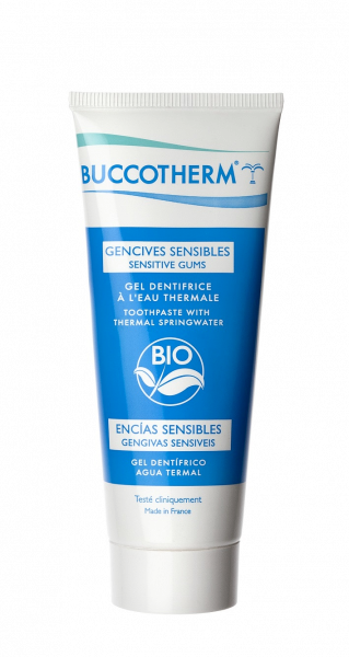 Buccotherm BIO, żelowa pasta do wrażliwych dziąseł, 75 ml