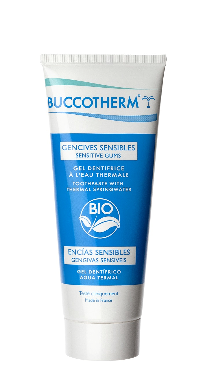 Buccotherm BIO, żelowa pasta do wrażliwych dziąseł, 75 ml