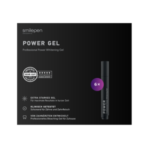 Smilepen Power Whitening Gel, zestaw wybielających penów (6 x 5 ml)