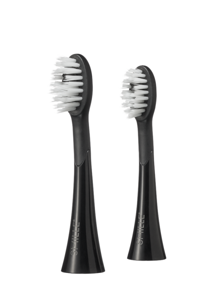SMILLE Sonic Brush, końcówki zapasowe, czarne, 2 szt.