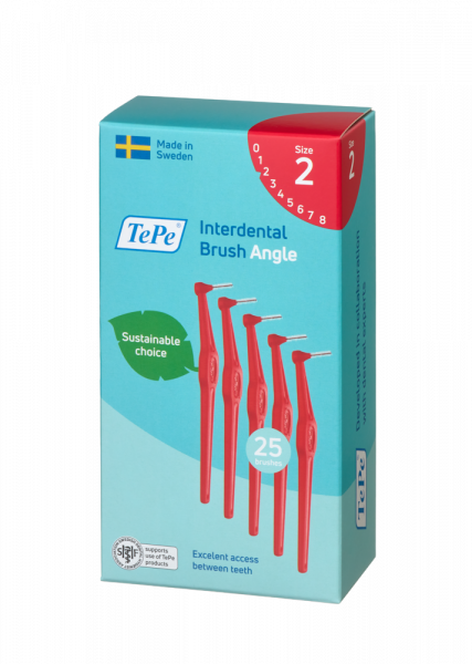 TePe Angle szczoteczki międzyzębowe 0,5 mm, czerwone, 25 szt.
