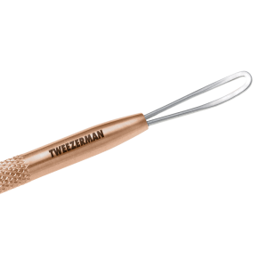 Tweezerman Expresor - dwustronne oczko do usuwania zaskórników, różowe złoto