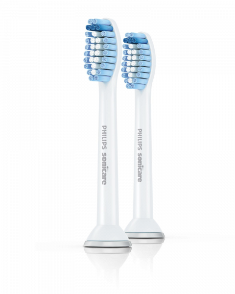 Philips Sonicare Sensitive standard HX6052/07, końcówki do szczoteczki elektrycznej 2szt.