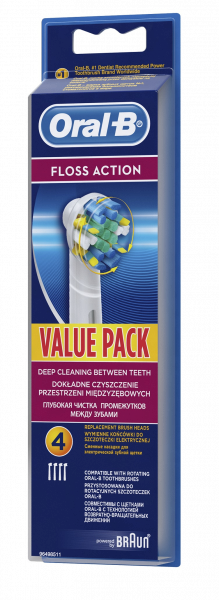 Oral-B Floss Action EB25-4 głowica zastępcza, 4 szt.