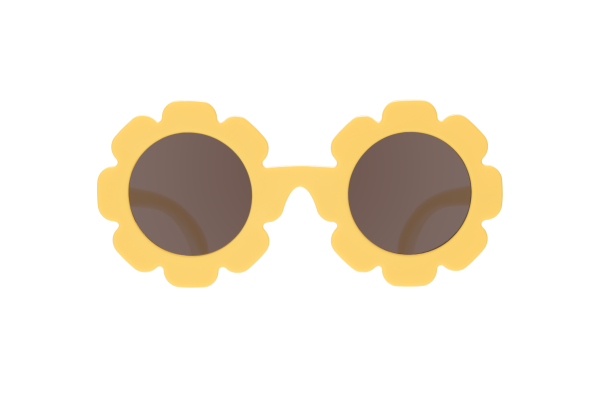 BABIATORS Flowers Sweet Sunflower, okulary przeciwsłoneczne, żółte kwiaty, 3-5 lat