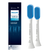 Philips Sonicare Tongue Care+ White końcówki do szczoteczki sonicznej do czyszczenia języka HX8072/01, 2 szt.
