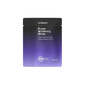 Smilepen Power Whitening Strips Kit, siedmiodniowa intensywna kuracja wybielająca z akceleratorem LED
