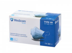 Medicom Safe Mask Premier Standard IIR chirurgiczna maska, 50 szt.