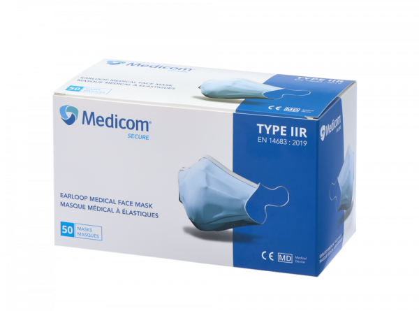 Medicom Safe Mask Premier Standard IIR chirurgiczna maska, 50 szt.