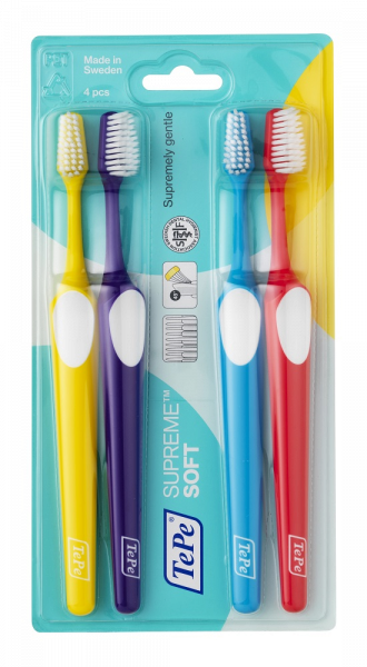 TePe Supreme soft, szczoteczki do zębów 3 + 1 gratis