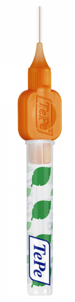 TePe Original szczoteczki międzyzębowe z bioplastiku 0,45 mm, pomarańczowe, 6 szt.