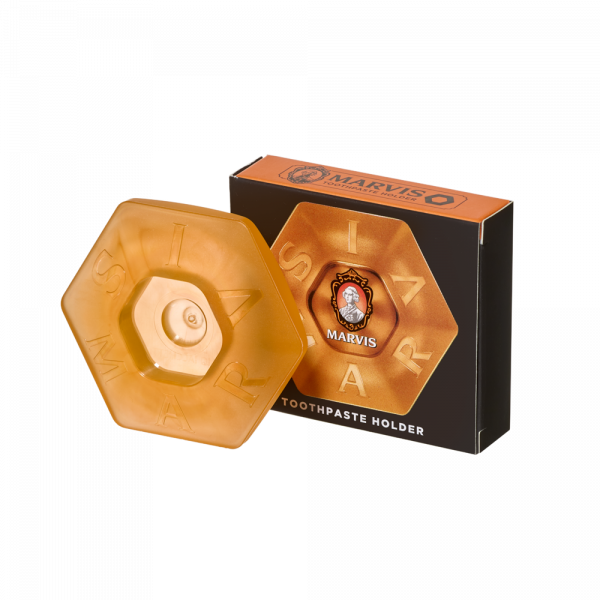 MARVIS stojak z tworzywa na pastę do zębów, pomarańczowy