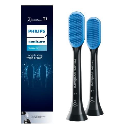 Philips Sonicare Tongue Care+ Black HX8072/11 końcówki do szczoteczki sonicznej do czyszczenia języka, 2 szt.