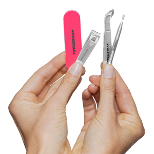 Tweezerman Mini Neon Nail Rescue Kit - kieszonkowy zestaw przyborów do paznokci