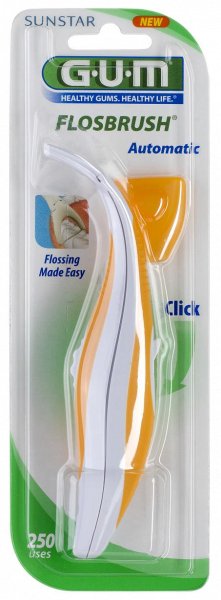 GUM Flossbrush Automatic uchwyt nici, do 250 zastosowań